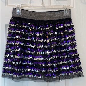 Sequin Skirt Girls Size L